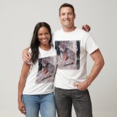 Sitzender Wolf 2000 T-Shirt (Unisex)
