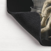 Sitzender Wolf buchstäblich ich Wolf lustig Dank M Mousepad (Ecke)