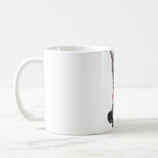 Sitzender Zebra Kaffeetasse (Links)