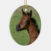 Sitzendes arabisches Fohlen Keramikornament (Rechts)