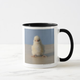 Sitzendes Baby-gelbes Huhn, 3 Tage alt Tasse