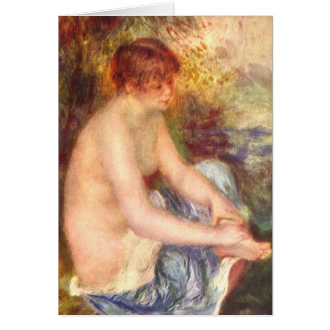 Sitzendes Mädchen - Pierre-Auguste Renoir (Vorne)