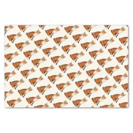 Sitzendes roter Fox-Tier-Seidenpapier Seidenpapier