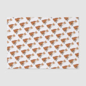 Sitzendes roter Fox-Tier-Seidenpapier Seidenpapier (Vorderseite)