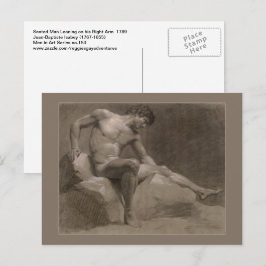 Sitzer von Isabey Postkarte (Vorne/Hinten)