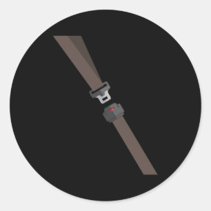 Sitzgurt Fake Runder Aufkleber