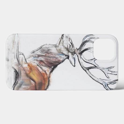 Sitzhirsch 2006 Case-Mate iPhone hülle (Rückseite (Horizontal))