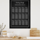 Sitzkarte 15 Tabelle 150 Gästekarte Poster (Küche)