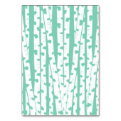 Sitzkarte für Birch Trees Tischnummer (Rückseite)