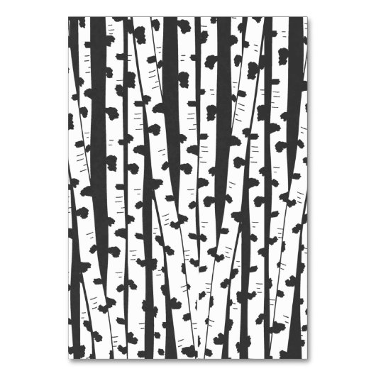 Sitzkarte für Birch Trees Tischnummer (Rückseite)