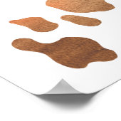 Sitzkarte für Stiefel und Bubbly Brautparty Poster (Ecke)