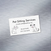 Sitzkarte Magnetische Visitenkarte (Beispiel)