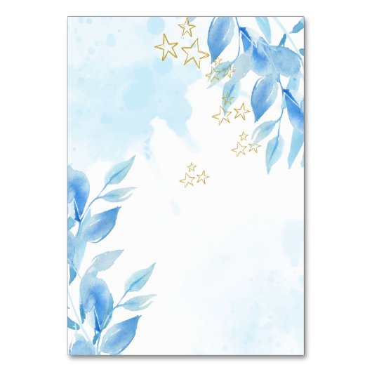 Sitzkarte oben Elephant Heißluftballon Tischnummer (Rückseite)