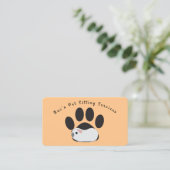 Sitzkarten für Haustiere Visitenkarte (Stehend Vorderseite)