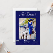 Sitzkartons und Haustiere Karte (Vorderseite/Rückseite Beispiel)