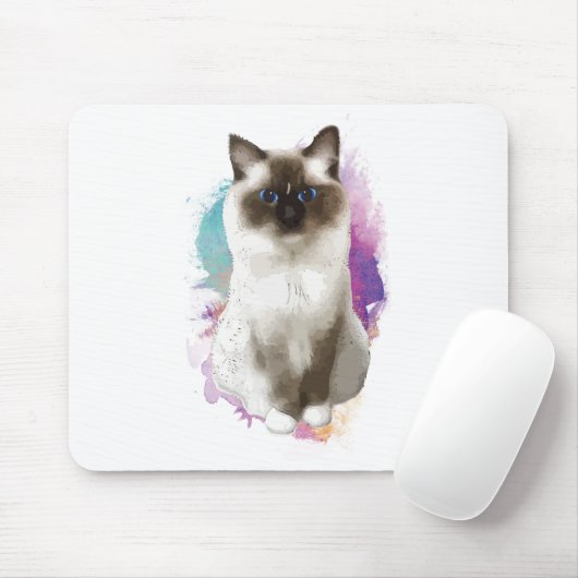 Sitzkatze Mousepad (Mit Mouse)
