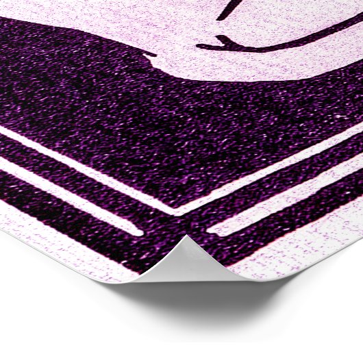 Sitzkatze von Julie de Graag Poster (Ecke)