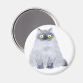 Sitzkatzenmagnet Magnet (Vorderseite/Rückseite)