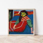 Sitzmädchen | Ernst Ludwig Kirchner Poster