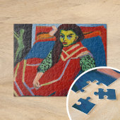 Sitzmädchen | Ernst Ludwig Kirchner Puzzle