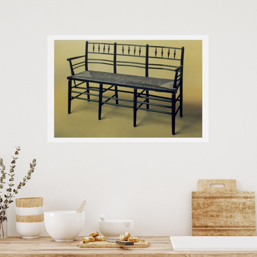 Sitzmöbel aus Sussex (Holz und Stoßdämpfer) Poster (Küche)