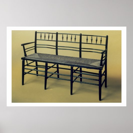 Sitzmöbel aus Sussex (Holz und Stoßdämpfer) Poster (Vorne)