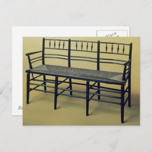 Sitzmöbel aus Sussex (Holz und Stoßdämpfer) Postkarte (Vorne/Hinten)