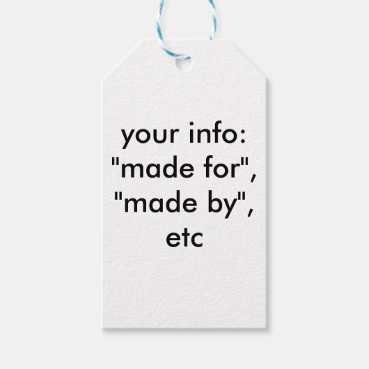 Sitzmöwe rosa Geschenkmarke Geschenkanhänger (Vorderseite)