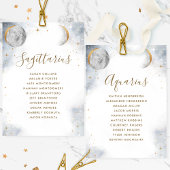 Sitzplan Celestial Table Name mit Gastnamen