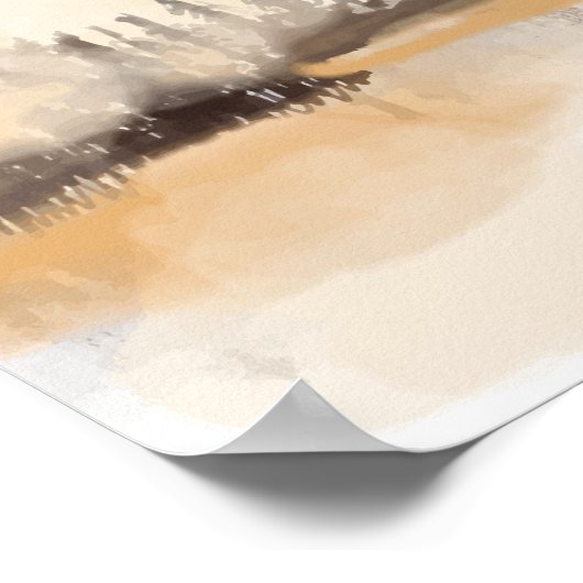 Sitzplan für 8 Tabellen - Plakatdruck Poster (Ecke)