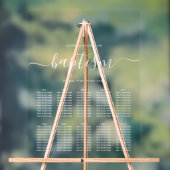 Sitzplan für Jungen oder Mädchen Acrylschild (Neutral)