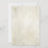 Sitzplan für Sonnenblumen. Rustikaler Hochzeitspla Einladung (Rückseite)