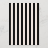 Sitzplan Karte Schwarze Hochzeitstisch (Rückseite)