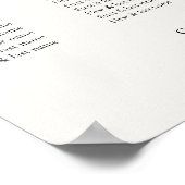 Sitzplan Olive Branch | Finde Deinen Sitz Poster (Ecke)