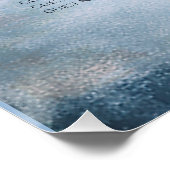 Sitzplan, Träumerischer himmlischer Mondlicht-Hoch Poster (Ecke)