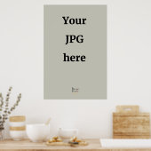 Sitzplan zum Drucken 24x36 Poster (Küche)