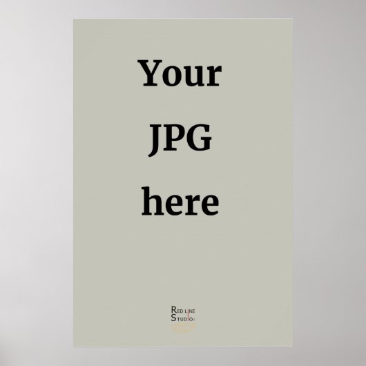 Sitzplan zum Drucken 24x36 Poster (Vorne)