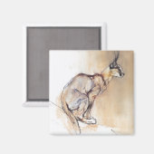 Sitzplatz Caracal 2009 Magnet (Vorderseite/Rückseite)