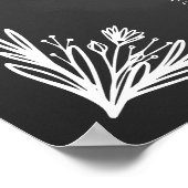 Sitzplatz-Hochzeitskalender Poster (Ecke)