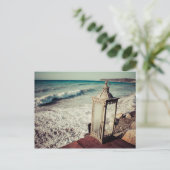 Sitzplatz mit Aussicht Postkarte (Stehend Vorderseite)