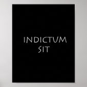 Sitzplatz Poster (Vorne)