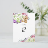 Sitzplatzkarte für mehrere Farben Postkarte (Stehend Vorderseite)