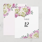 Sitzplatzkarte für Peonies Postkarte (Vorne/Hinten)