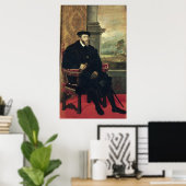 Sitzportrait des Kaisers Charles V 1548 Poster (Heimbüro)