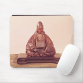 Sitzstatue der Basho Edo-Zeit Mousepad (Mit Mouse)