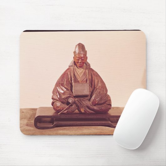 Sitzstatue der Basho Edo-Zeit Mousepad (Mit Mouse)