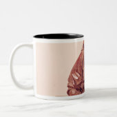 Sitzstatue der Basho Edo-Zeit Zweifarbige Tasse (Links)