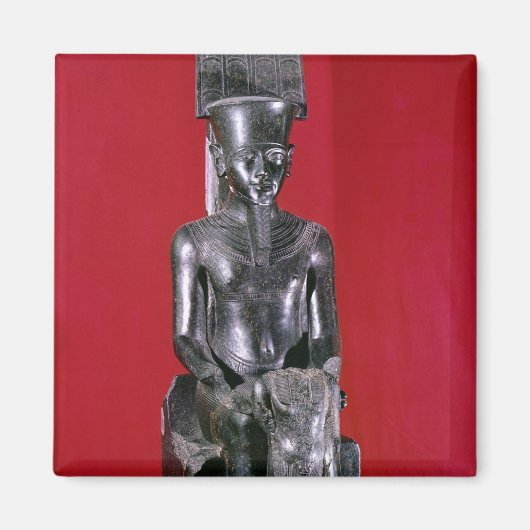 Sitzstatue des Gottes Amon Magnet (Vorne)