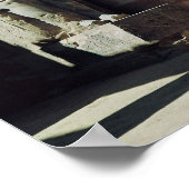 Sitzstatue Ramesses II Poster (Ecke)