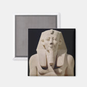 Sitzstatue Sesostris I, ursprünglich Mortuary Magnet (Vorderseite/Rückseite)